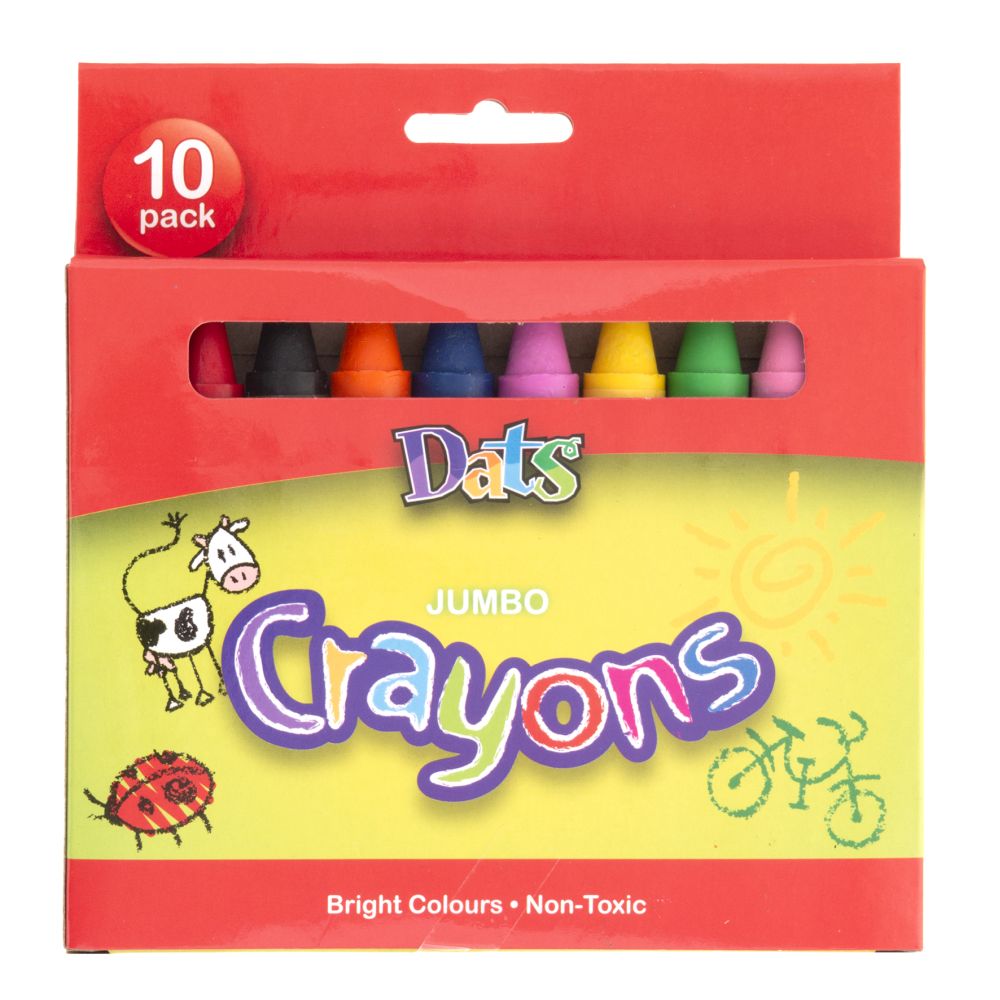 Dats - Jumbo Crayons 10pk