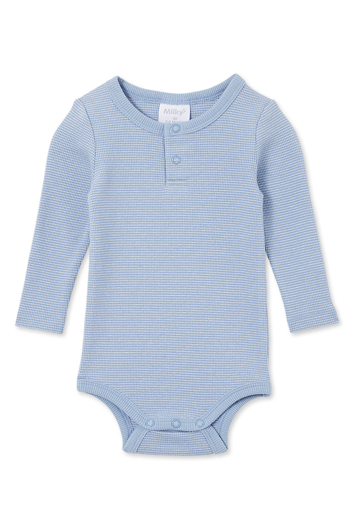Milky - Long Sleeve Rib Bubbysuit