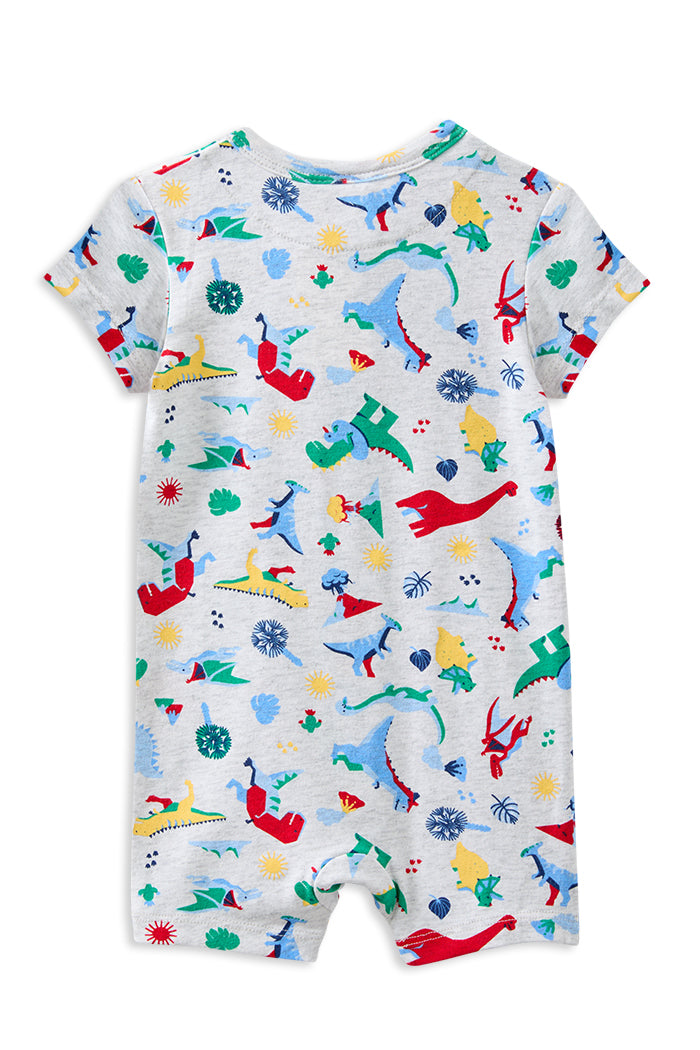 Milky - Dinosaur Zip Romper