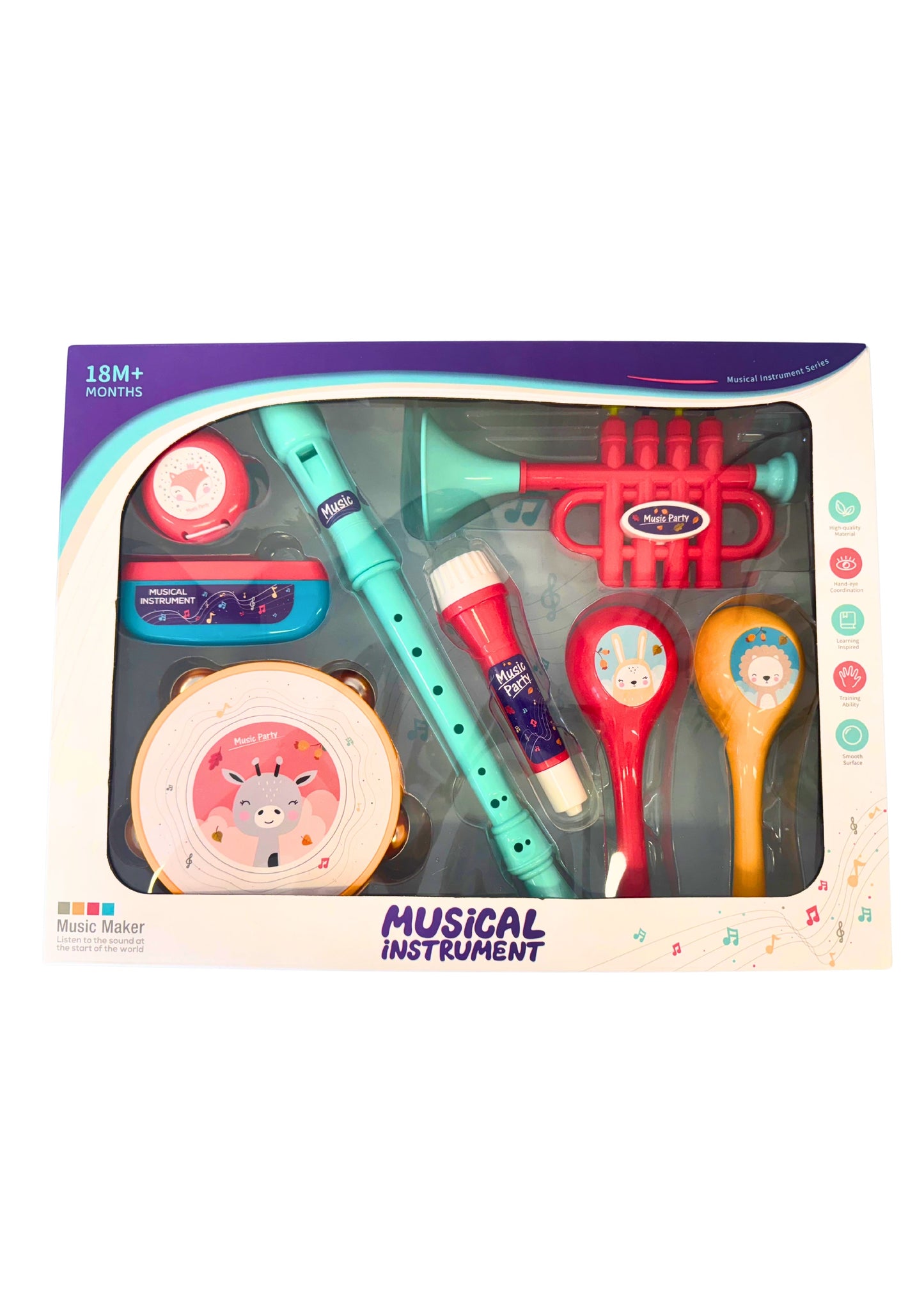 Animal Series 8pc Instrument Set
