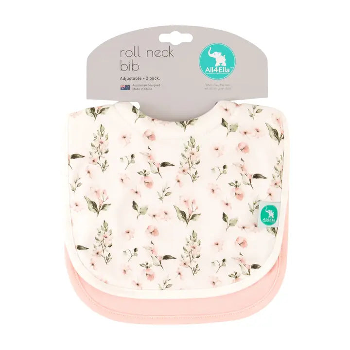 All4Ella - Roll Neck Bib 2pk