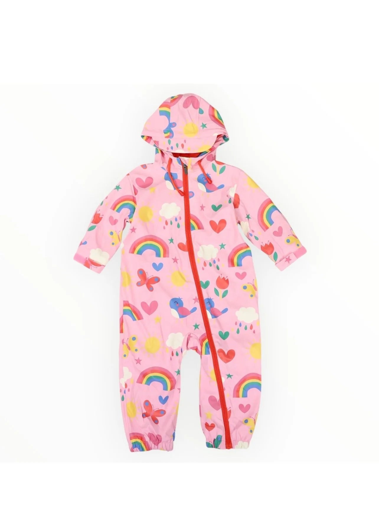 Korango - Spring Rainbow Rainsuit - Pink