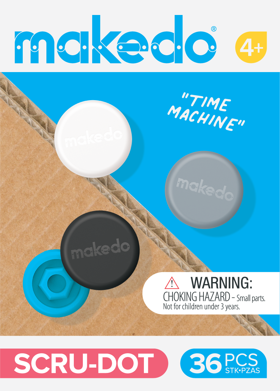 SCRU-DOT 'Time Machine' | Makedo Scru & Scru+ Decoration
