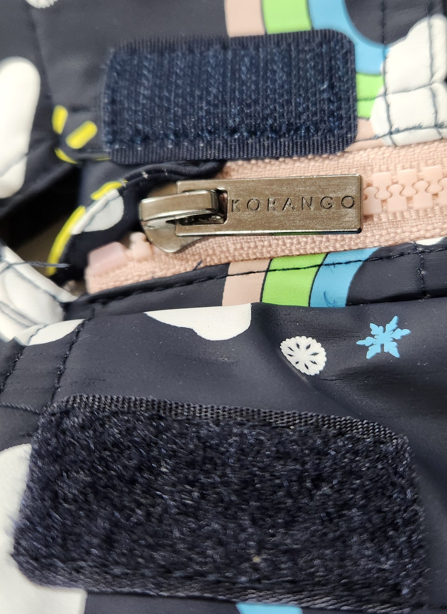 Korango Sunshine & Rainbows Polar Fleece Lined Raincoat Peacoat Baby