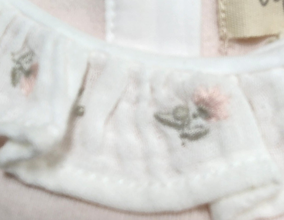 Albetta - Floral Embroidered Collar