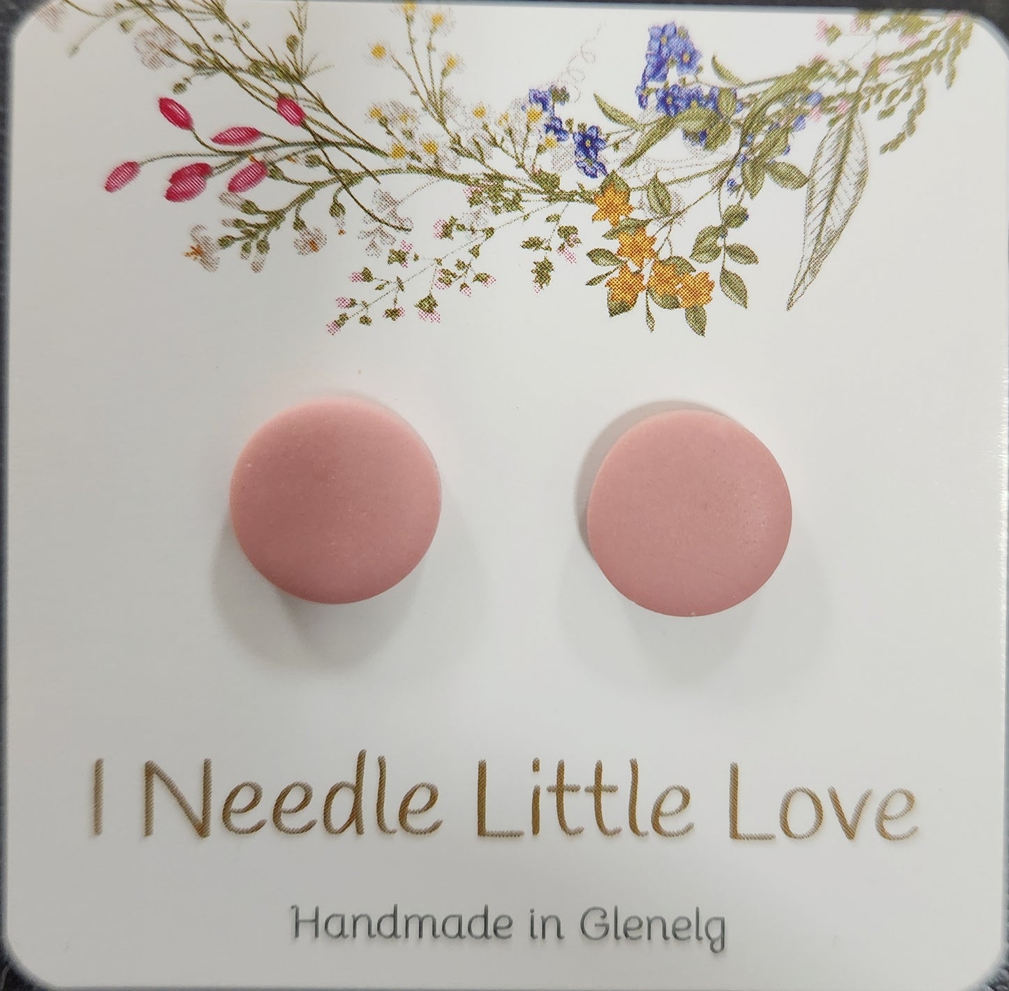 I Needle Little Love - Stud Earrings Circles