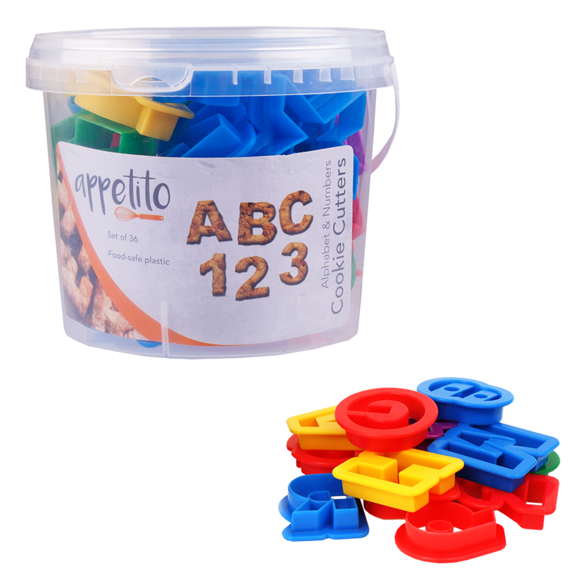 Alphabet & Number Cookie Cutter Set