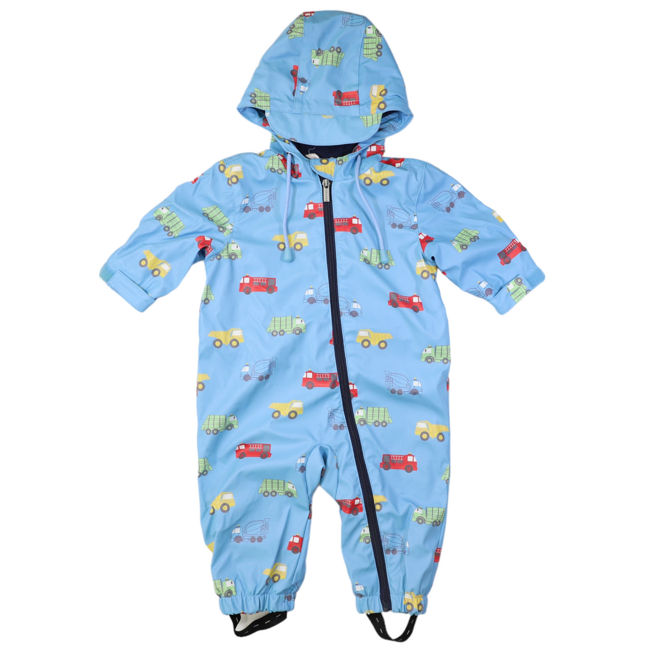 Korango - Trucks Polar Fleece Lined Zip Rain Suit - Airie Blue