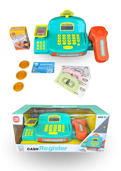 Cash Register with Scanner and Scales