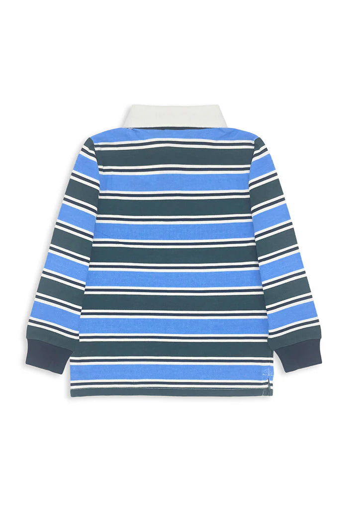 Milky - Green Stripe Rugby - 2y-7y