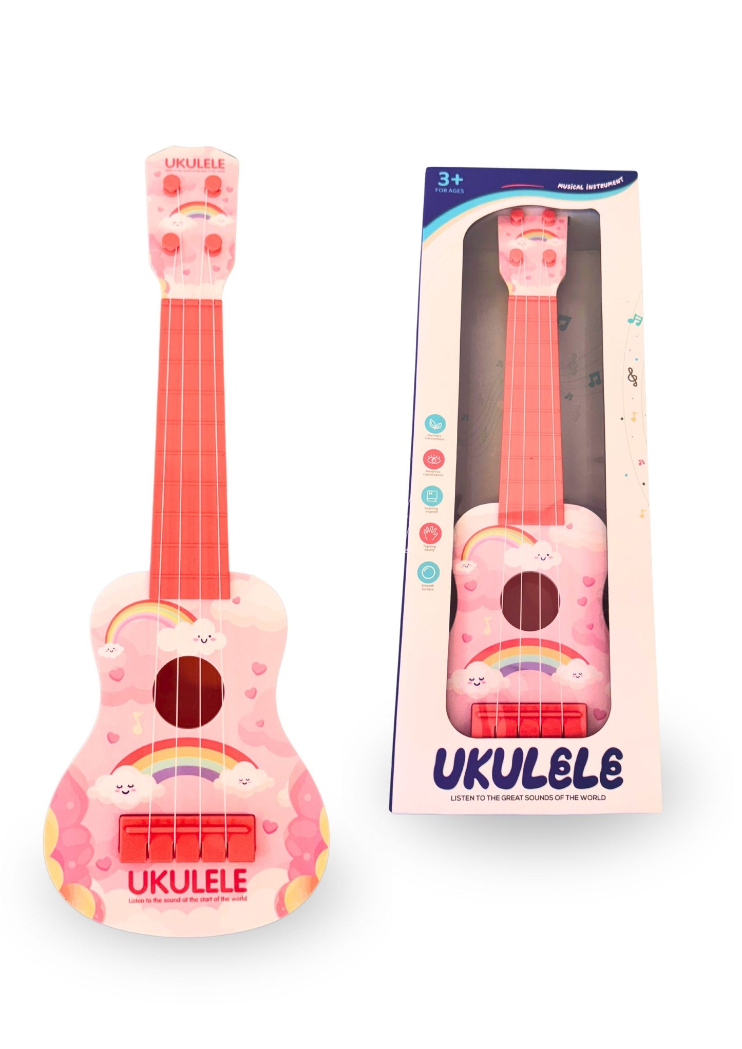 4 String Rainbow Ukulele
