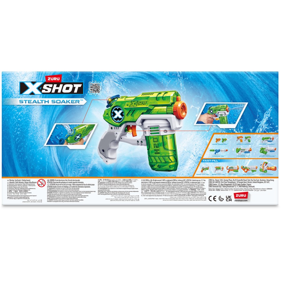 Zuru - XSHOT Water Blaster - Stealth Soaker Twin Pack