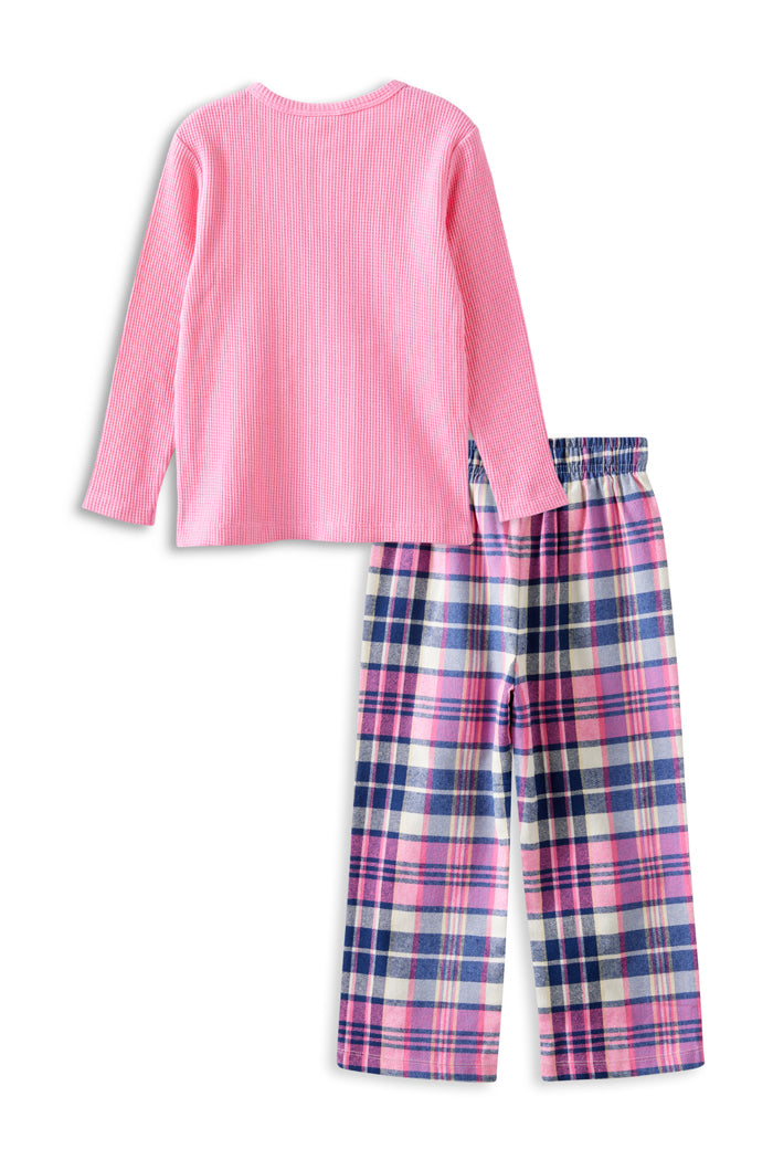 Chester Check PJ's - Marshmellow