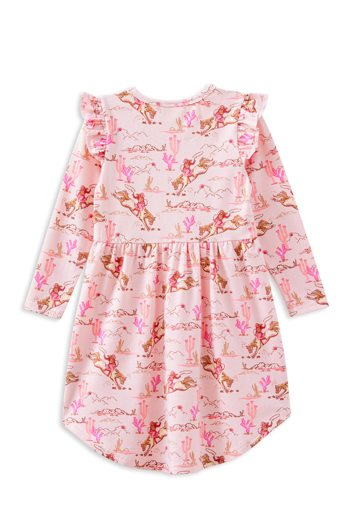 Milky Rowdy Rider Dress Lotus Pink