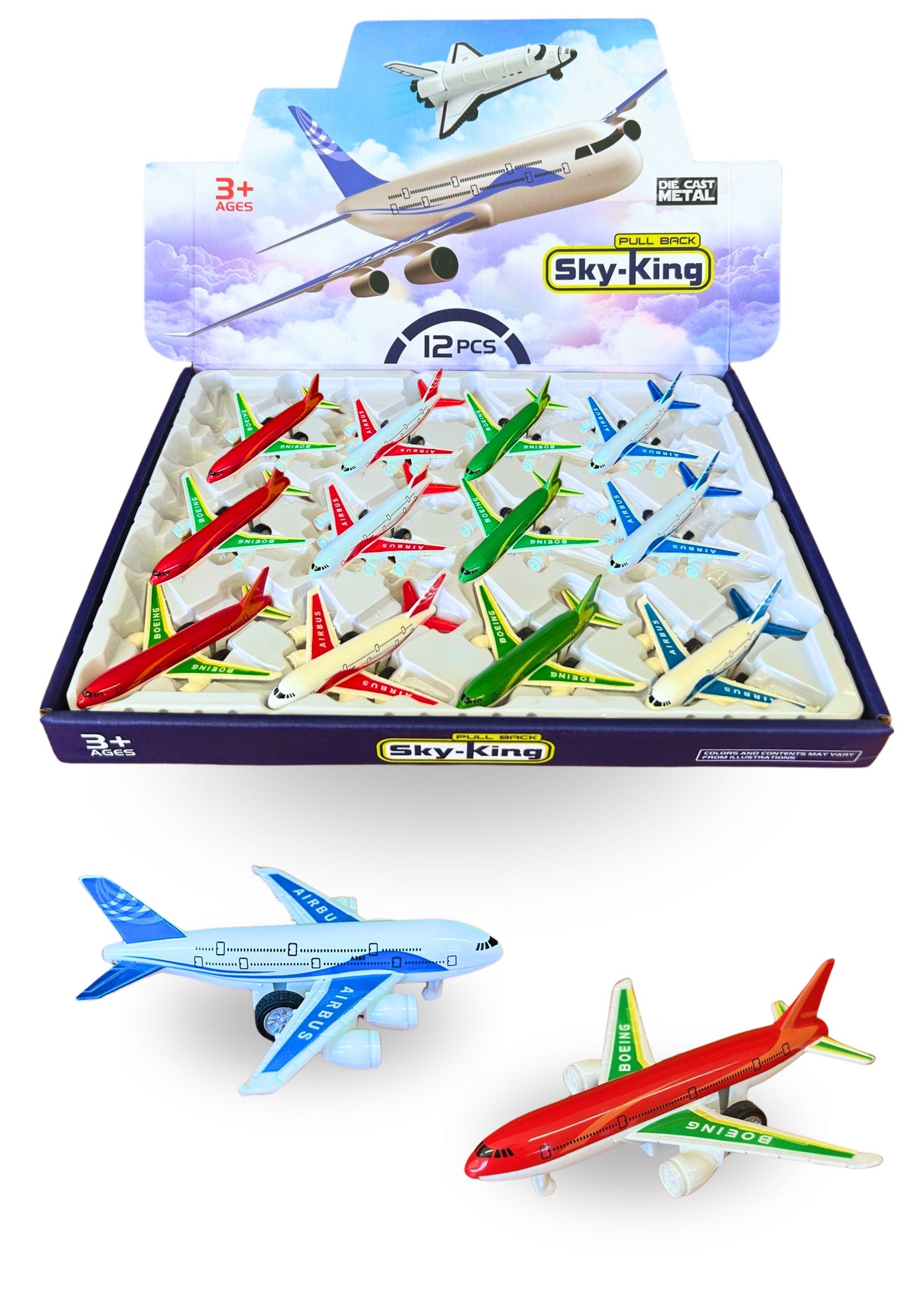 Sky-King 10cm Die Cast Model Plane