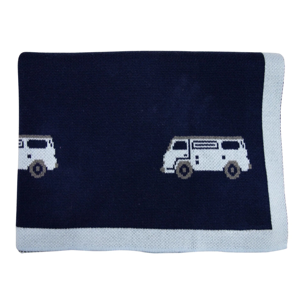 Korango - Kombi Van Knit Blanket Navy