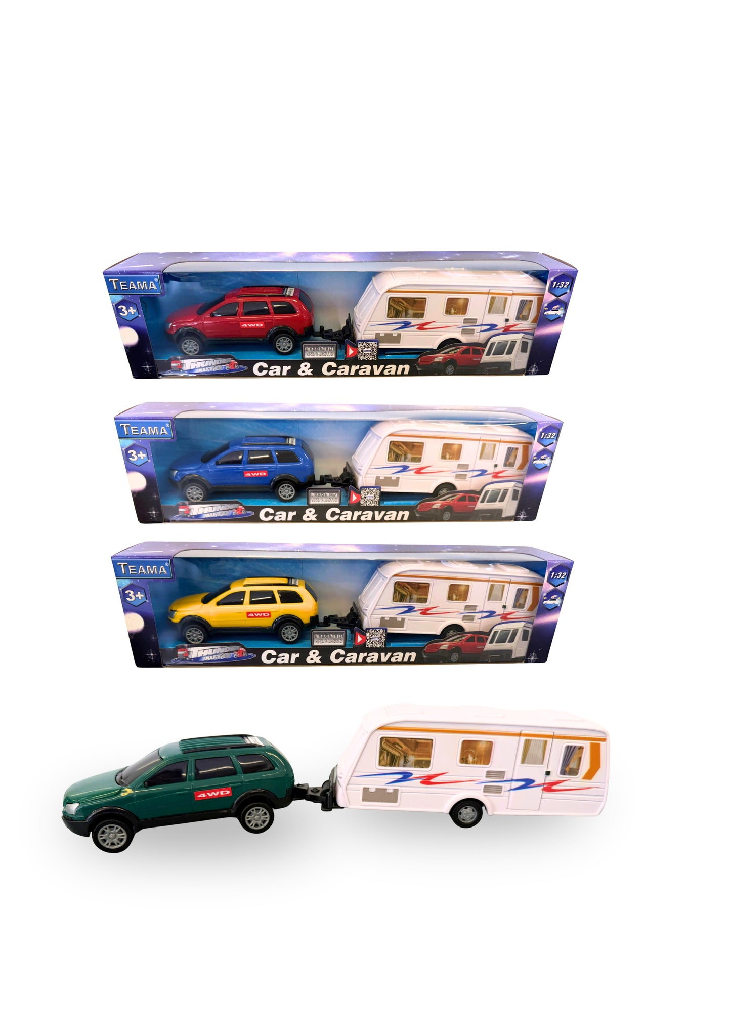 4x4 and Caravan Set
