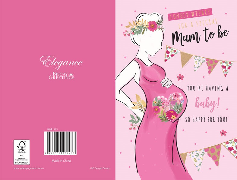 Mum to be - Card Elegance Baby