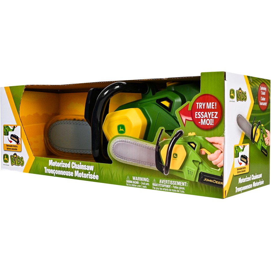 John Deere - Motorised Chainsaw with Lights & Sounds
