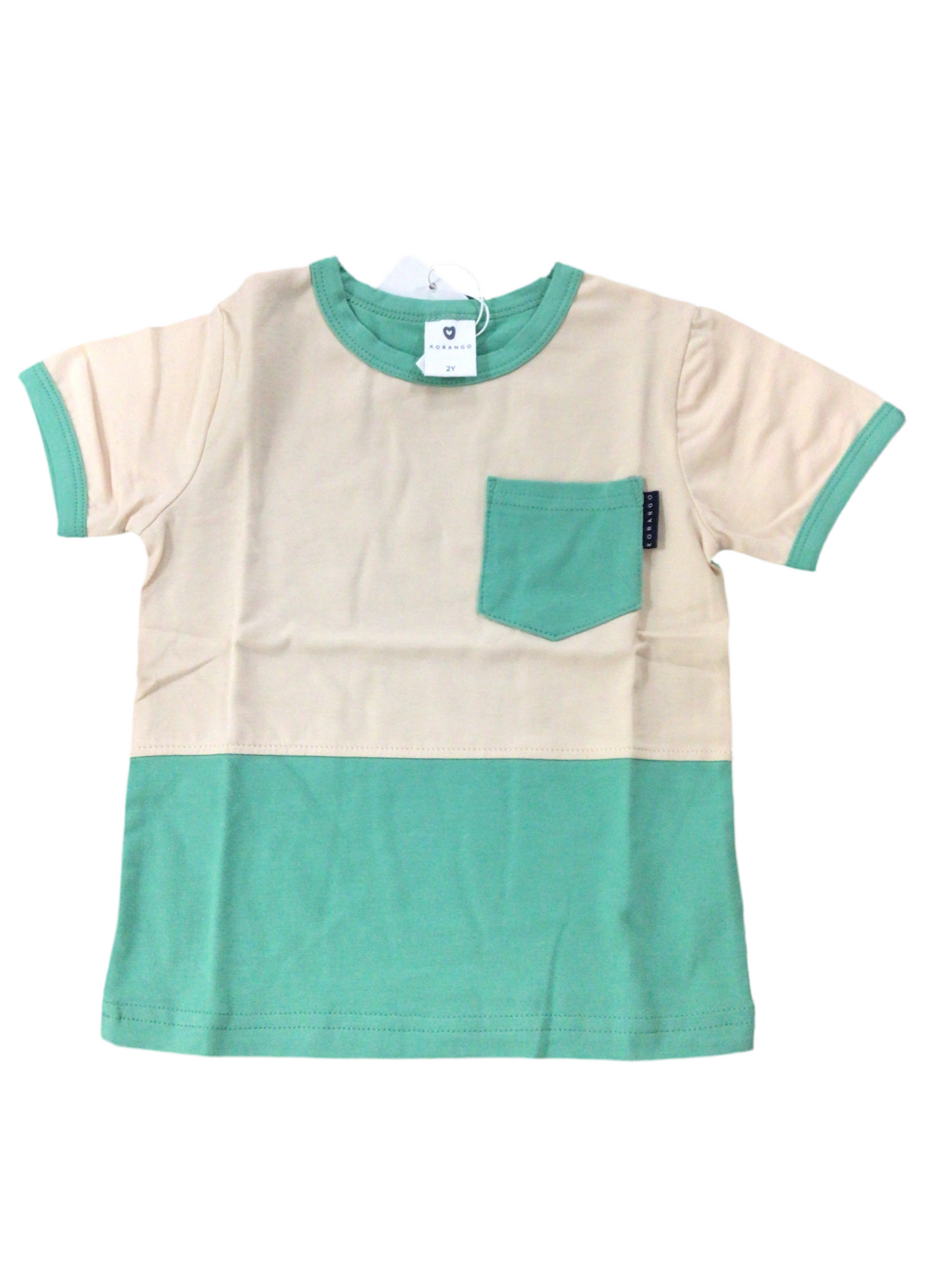 Korango - Colour Block Tee - Green
