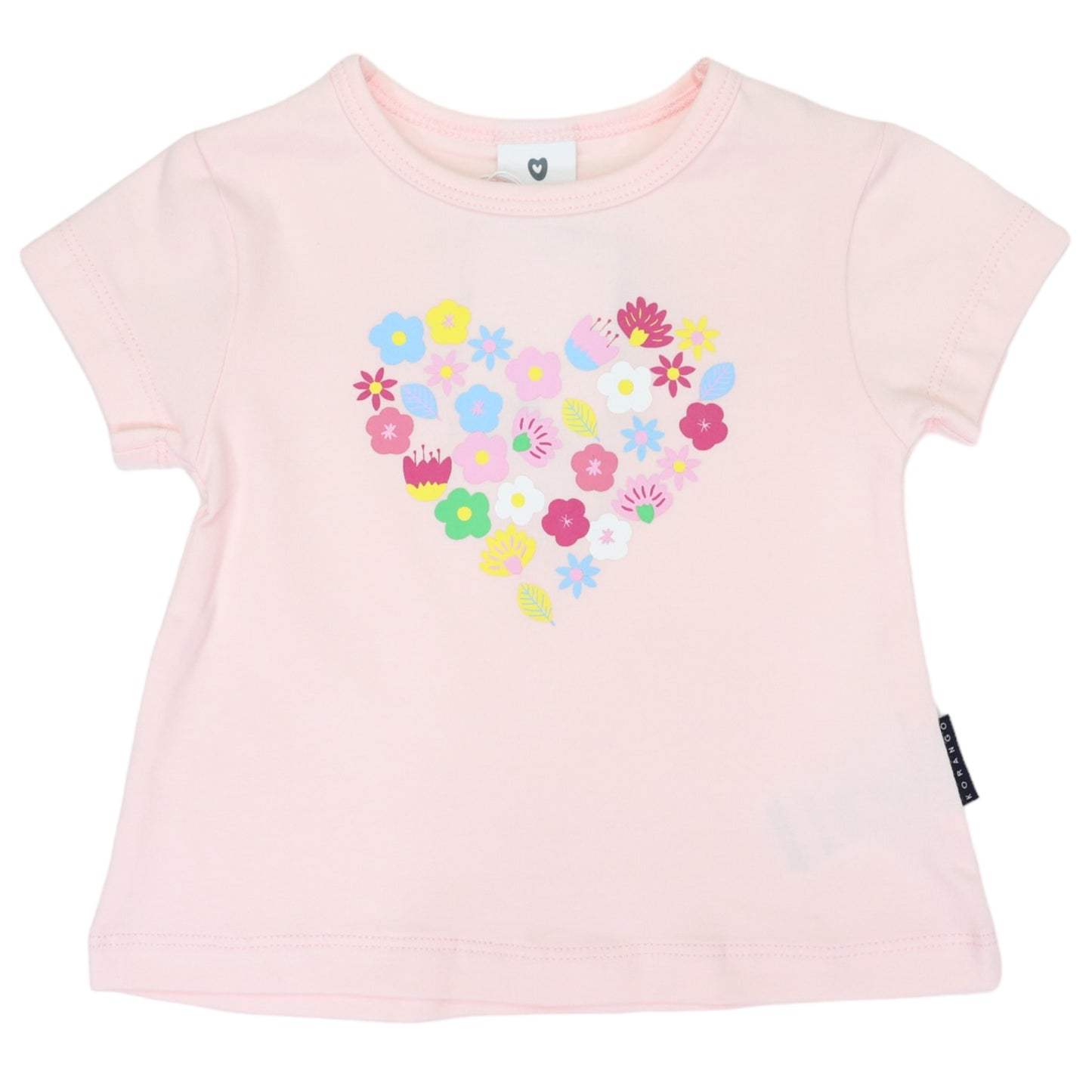 Korango - Flower Heart Print Top