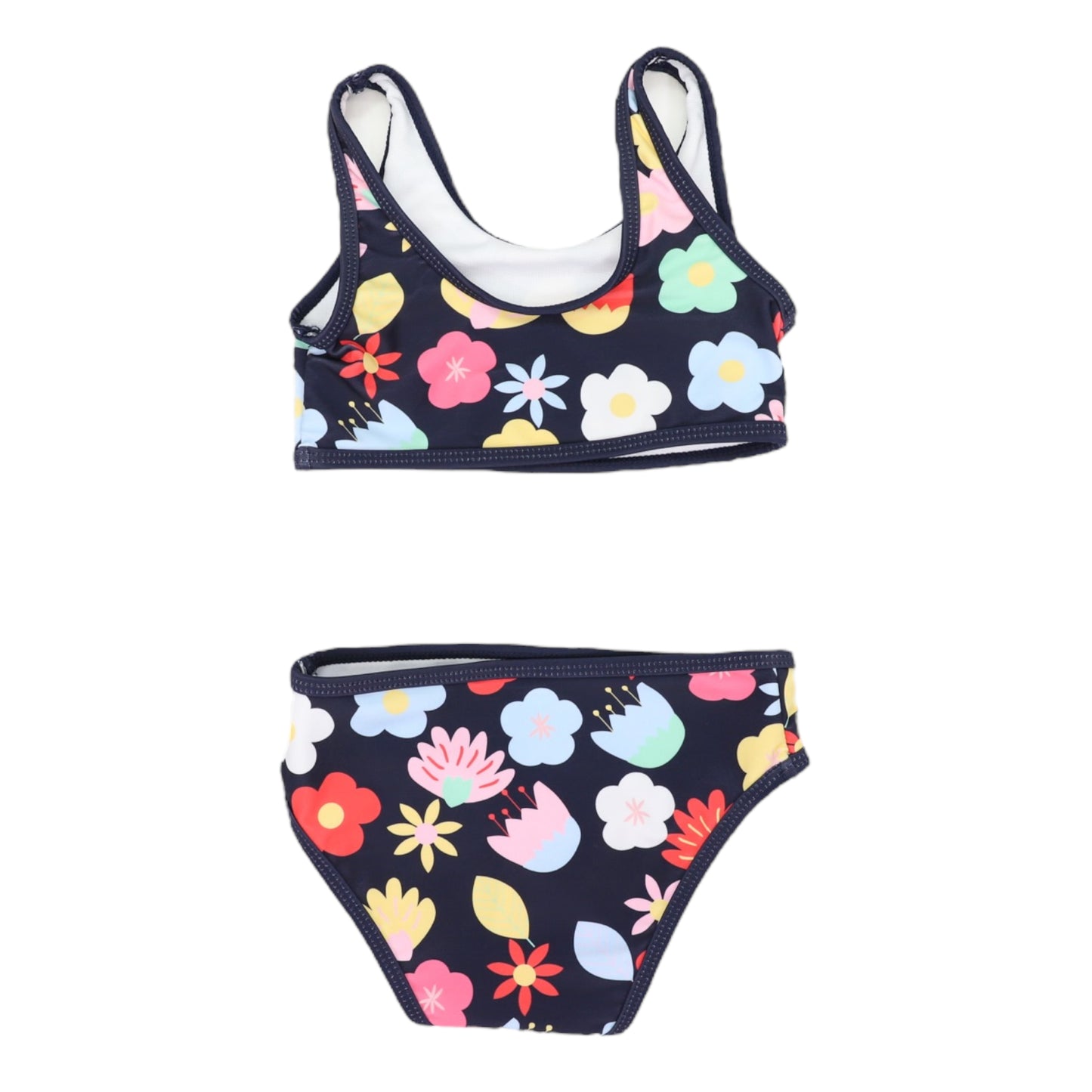 Korango - Flower Swim Crop Set Navy