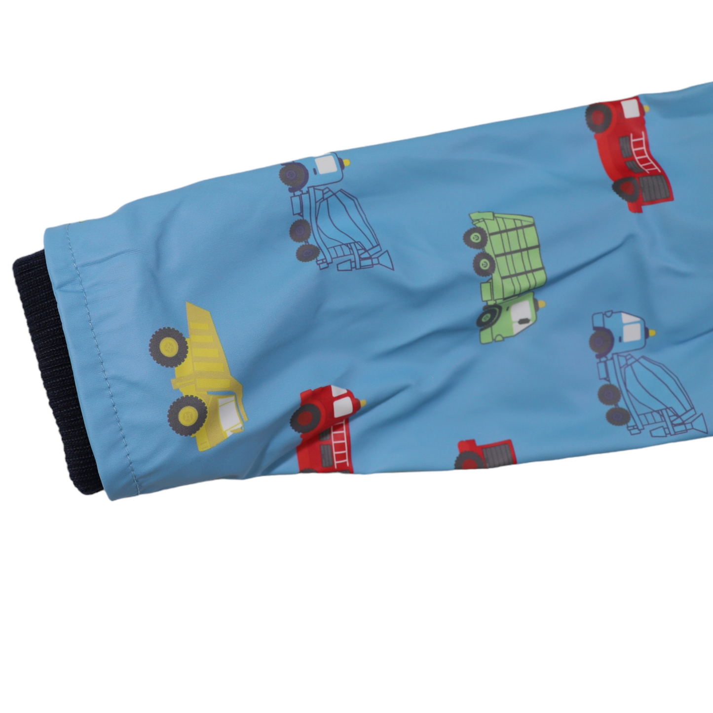 Korango - Trucks Polar Fleece Lined Raincoat - Airie Blue