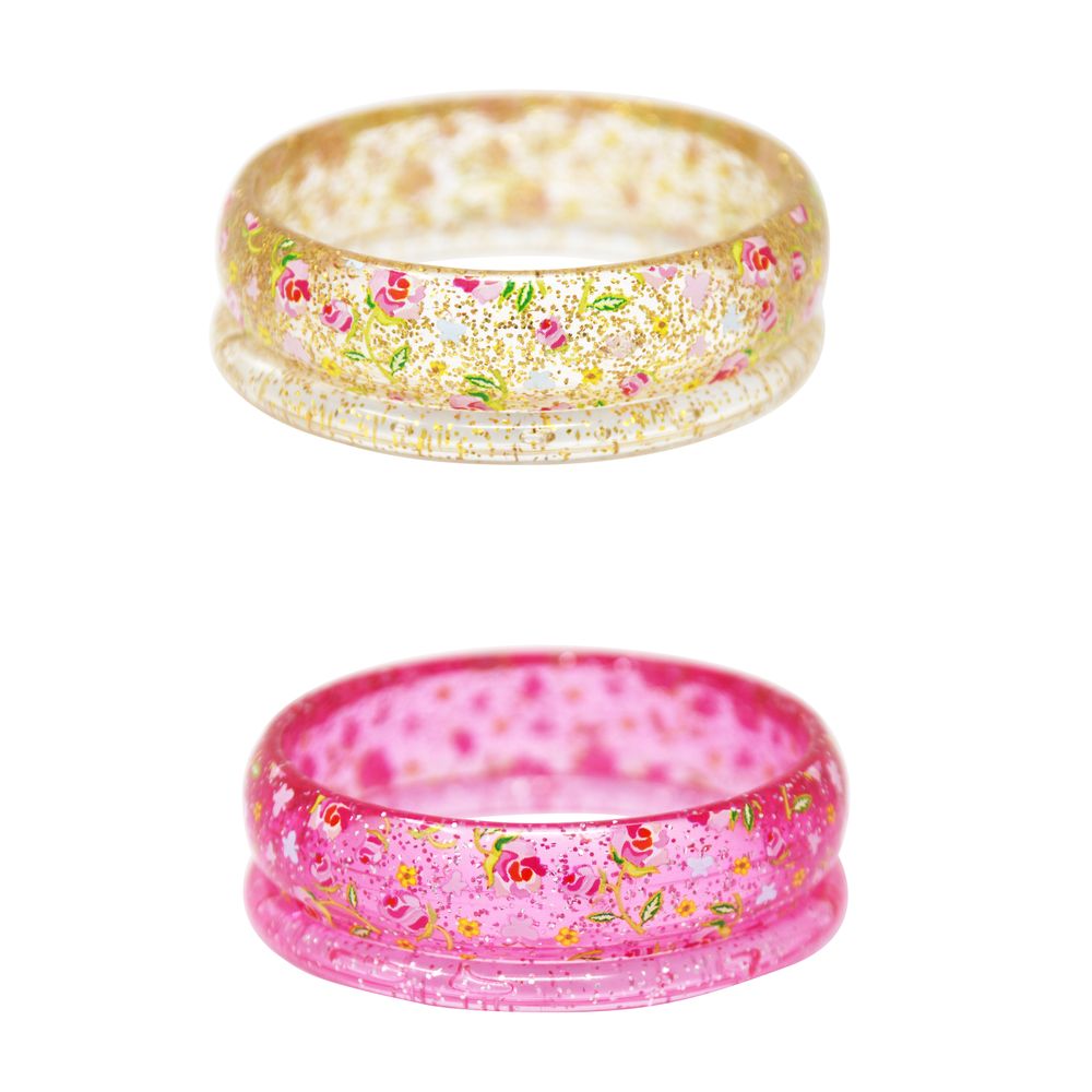 Pink Poppy - Garden Rose Bangles