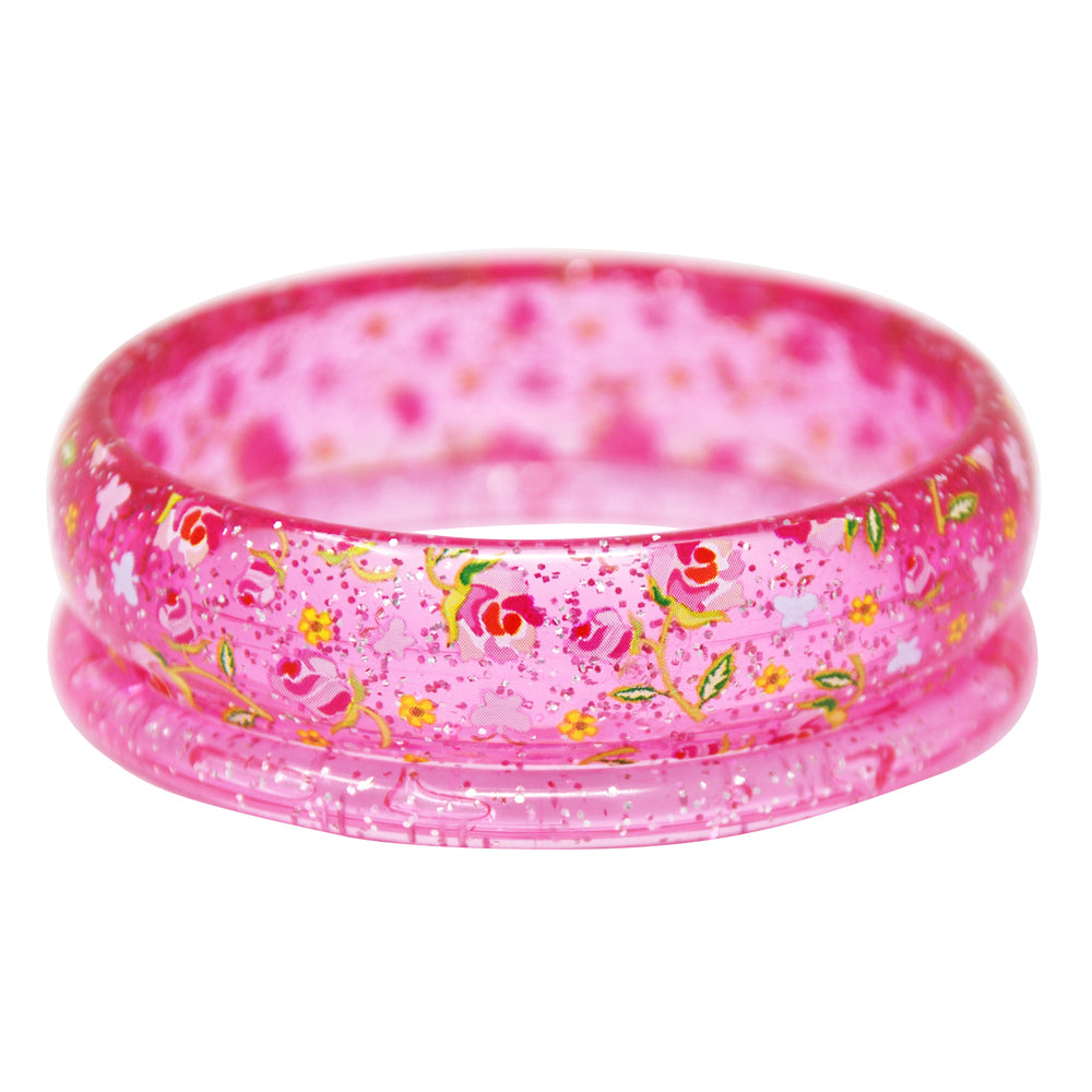 Pink Poppy - Garden Rose Bangles