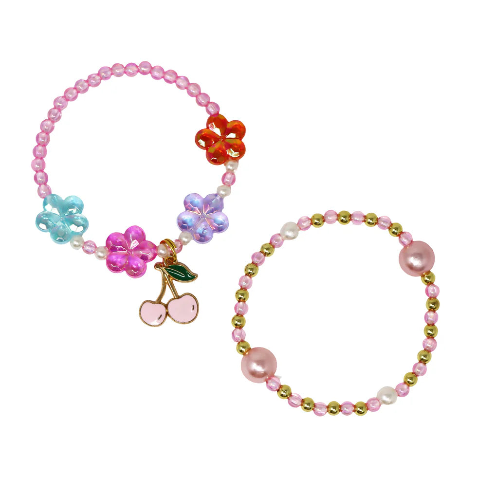 Pink Poppy - BFF Cherry Friendship Bracelet Set