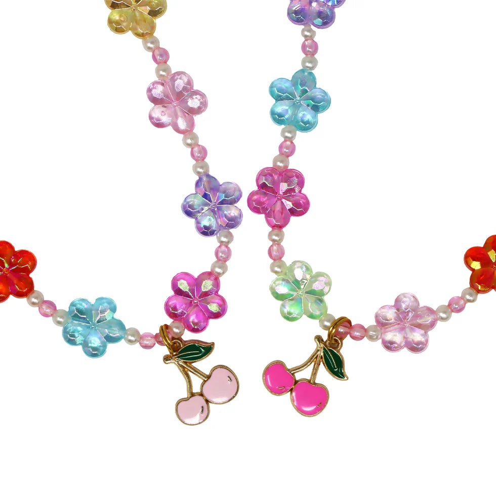 Pink Poppy - BFF Cherry Friendship Necklace Set