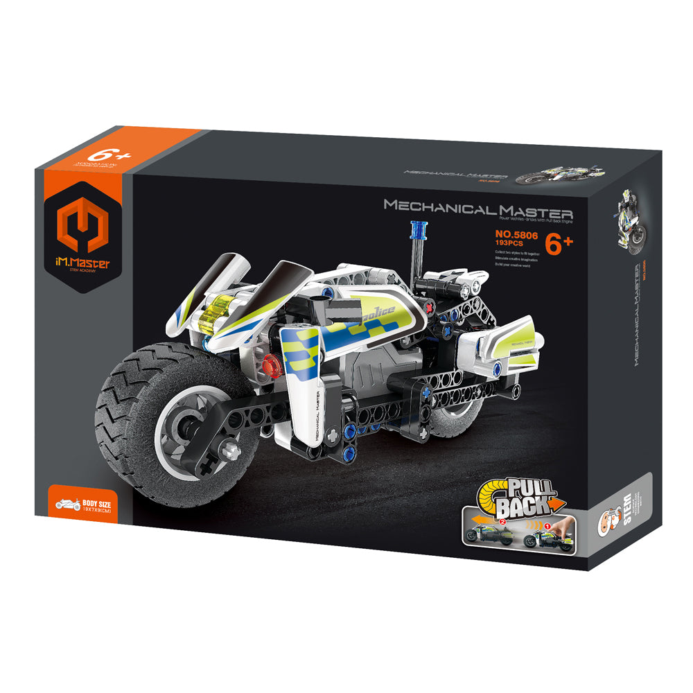 IM.Master - Pull Back Police Motorbike - 5806