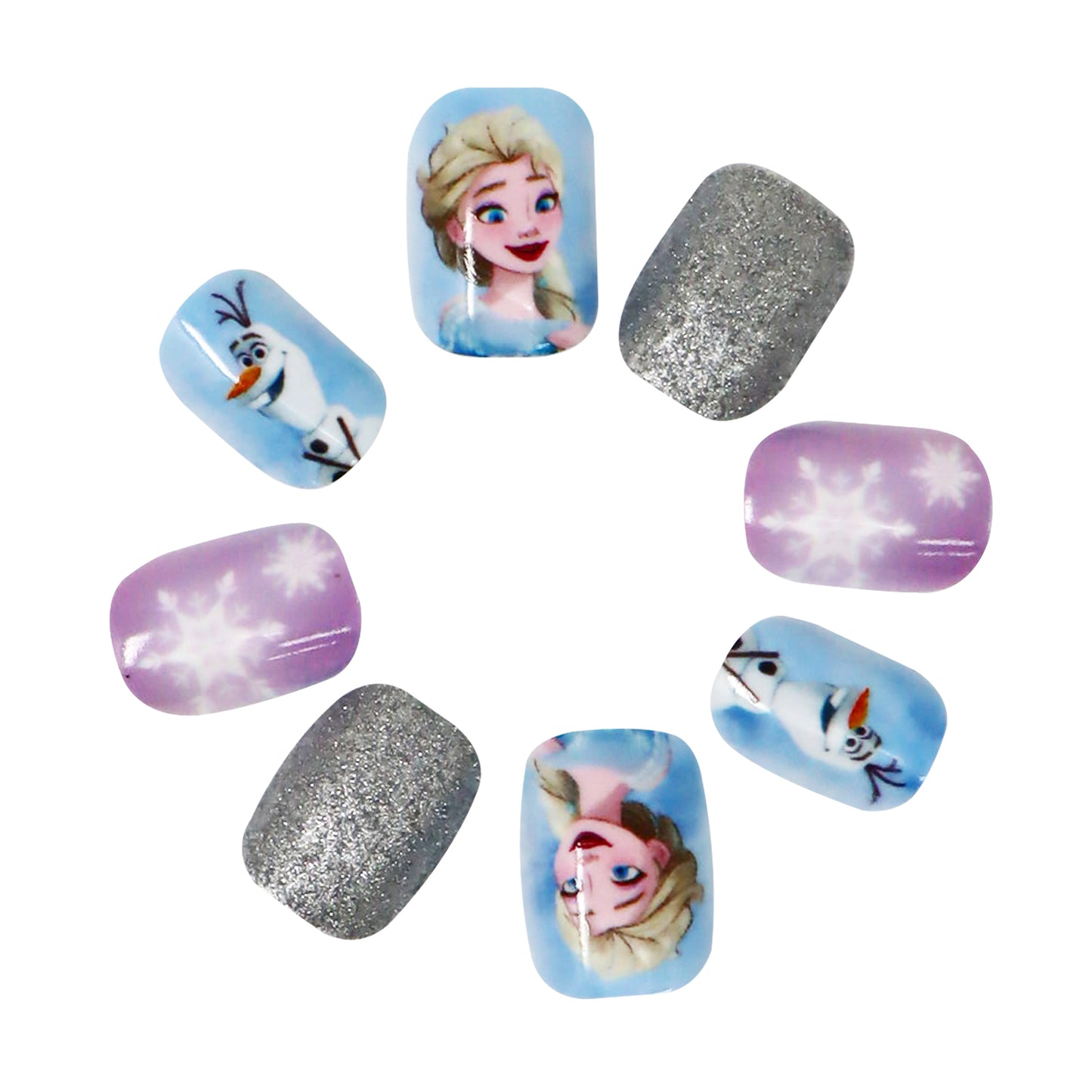 Pink Poppy - Disney Frozen Press On Nails