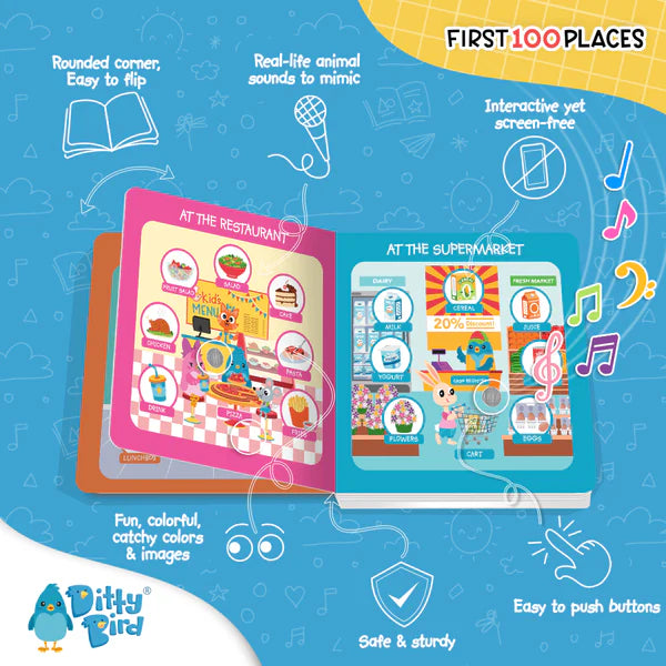 Ditty Bird - First 100 Places - USB C Rechargeable