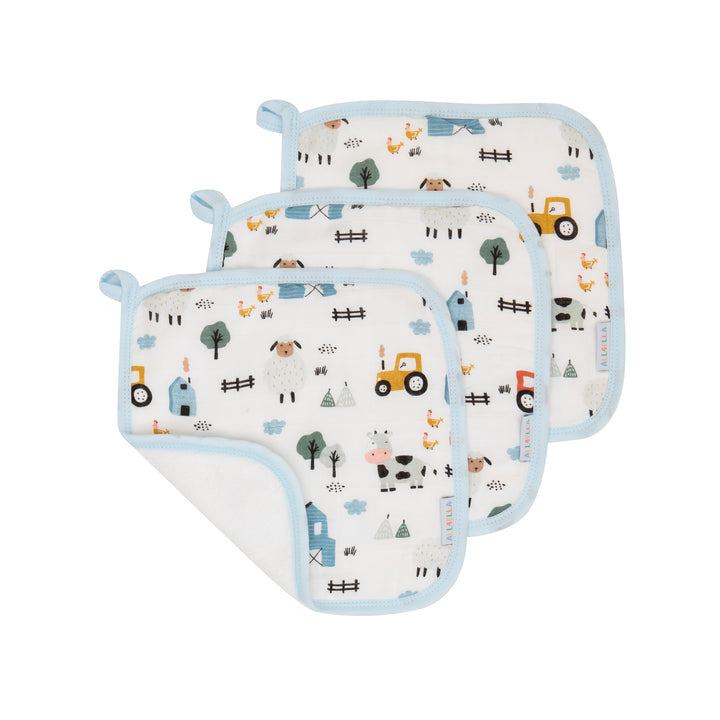 All4Ella - Organic Wash Cloth 3pk