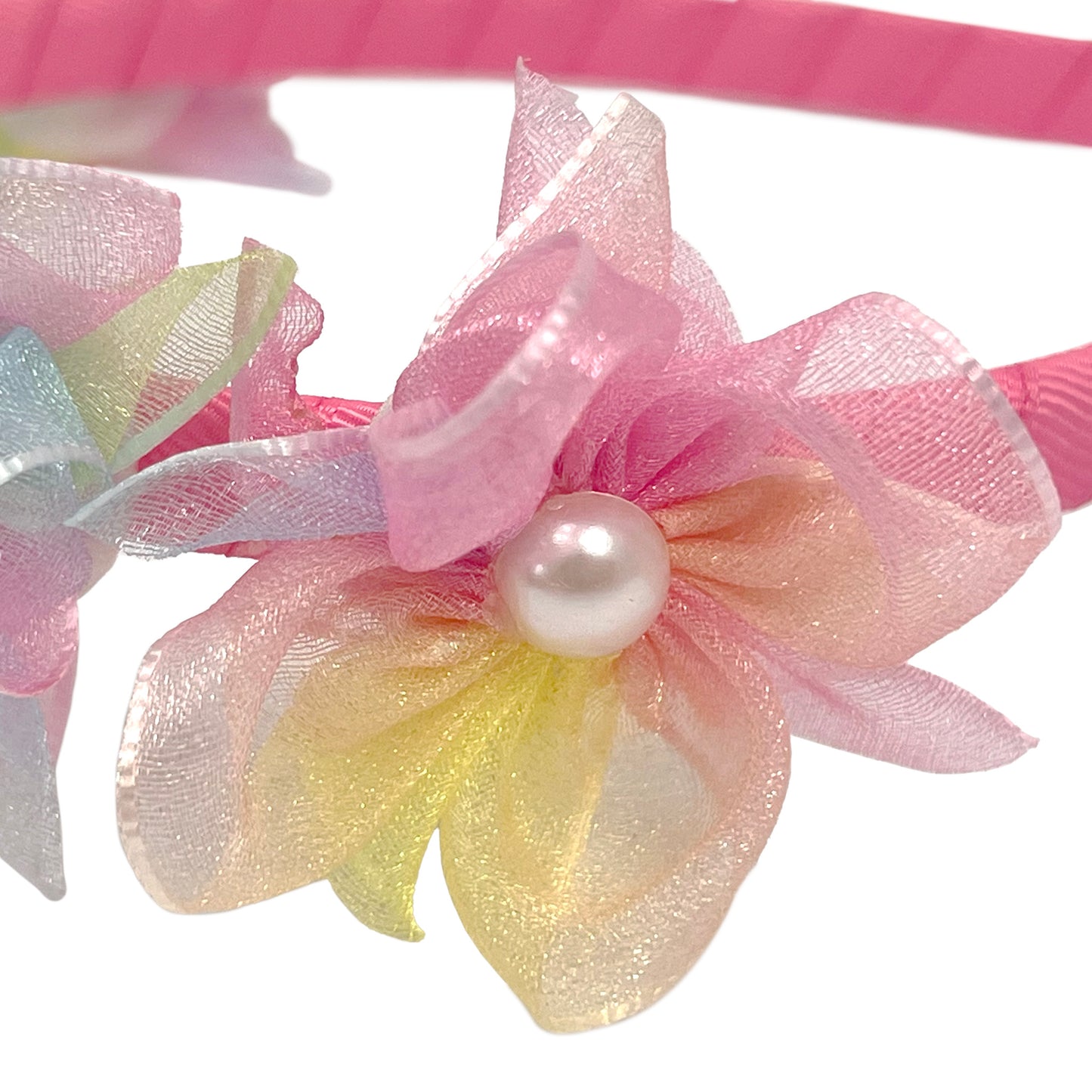 Pink Poppy Unicorn Flower Headband