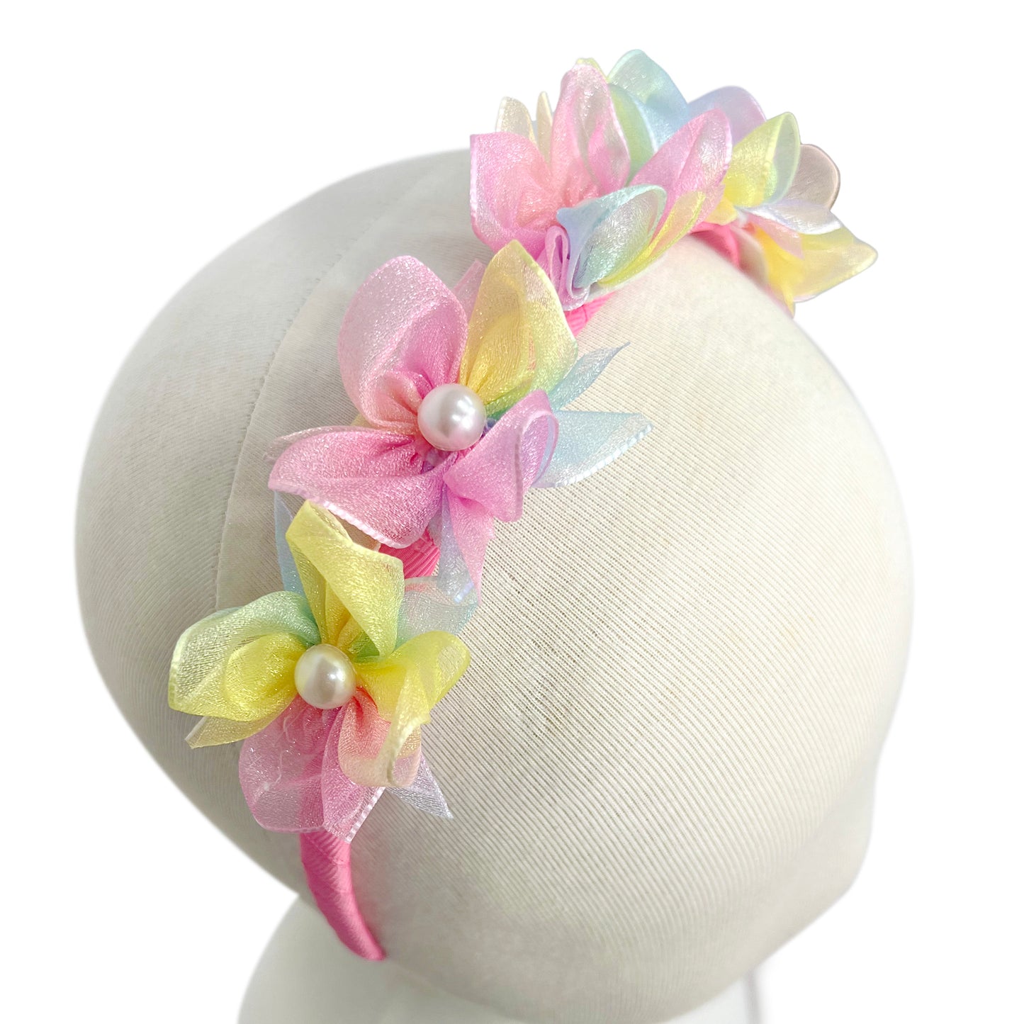 Pink Poppy Unicorn Flower Headband