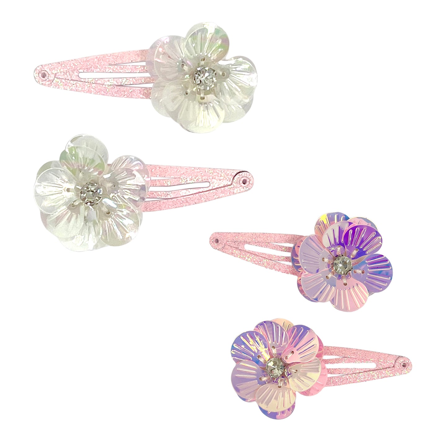 Pink Poppy Mermaid Flower Hair Clip