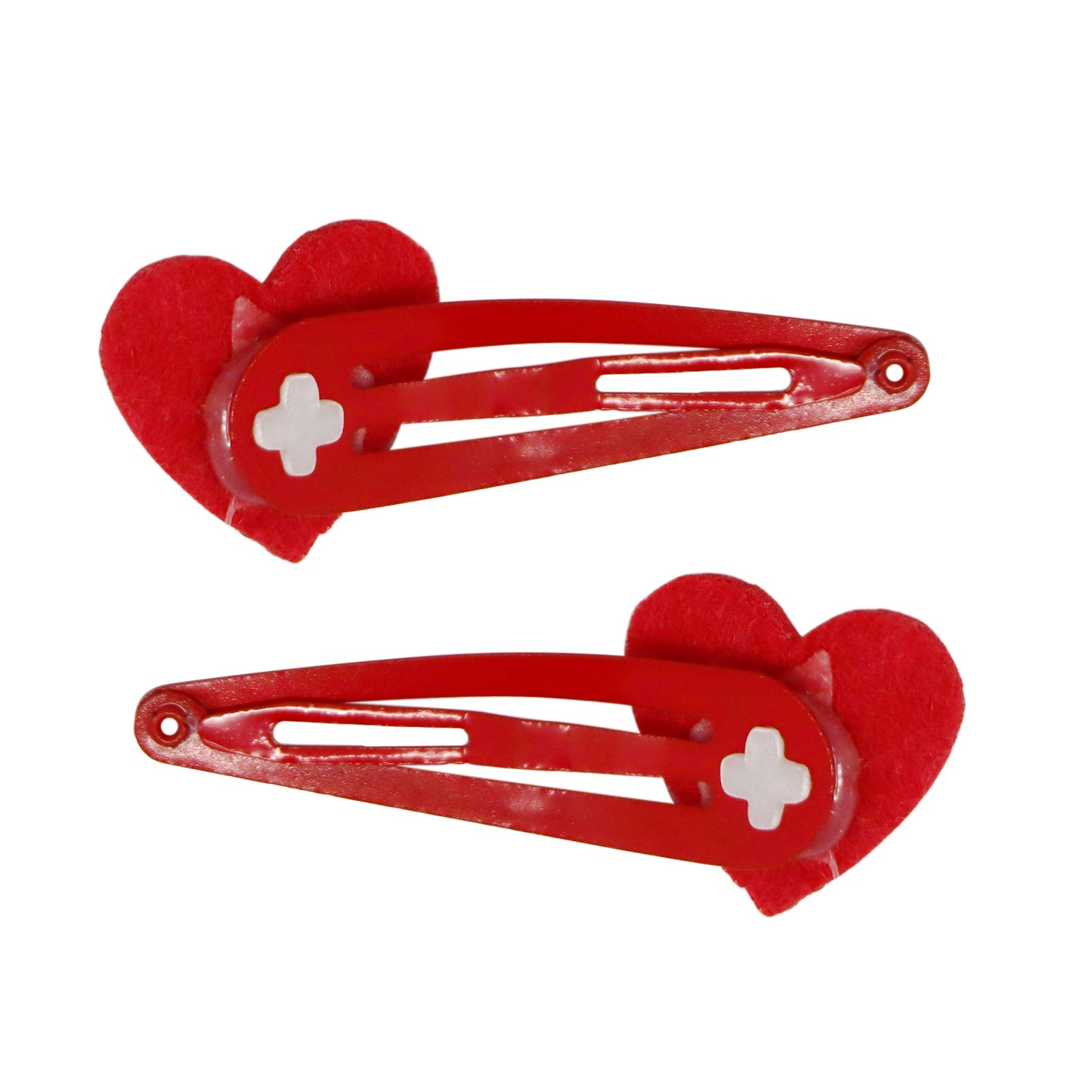 Pink Poppy Twinkling Heart Snap Hair Clip
