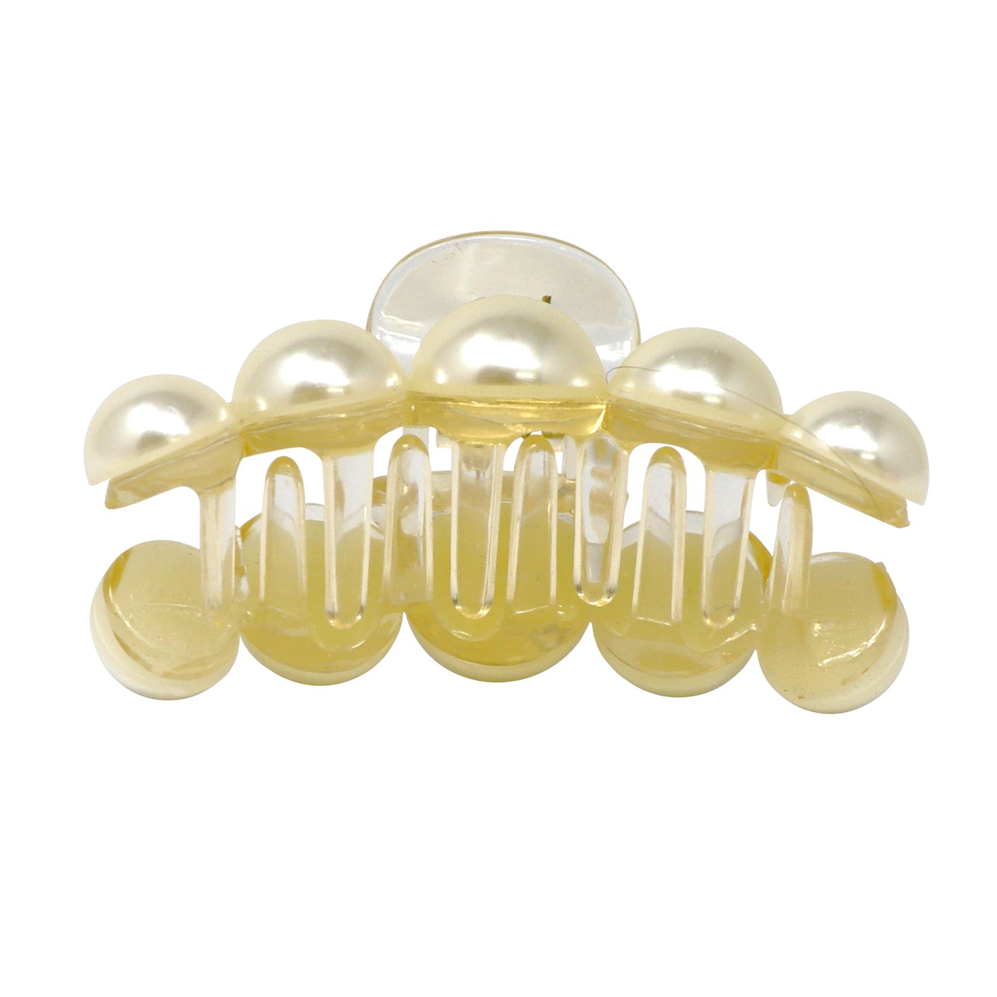 Pink Poppy - Pearl Claw Clip
