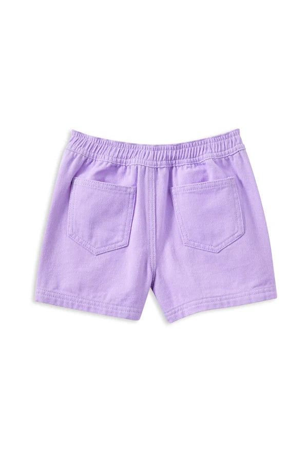 Milky - Lilac Twill Short