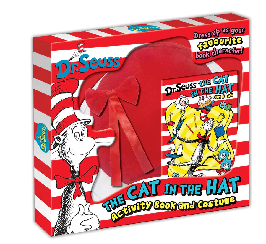 Dr Seuss - Cat in the Hat Book & Costume