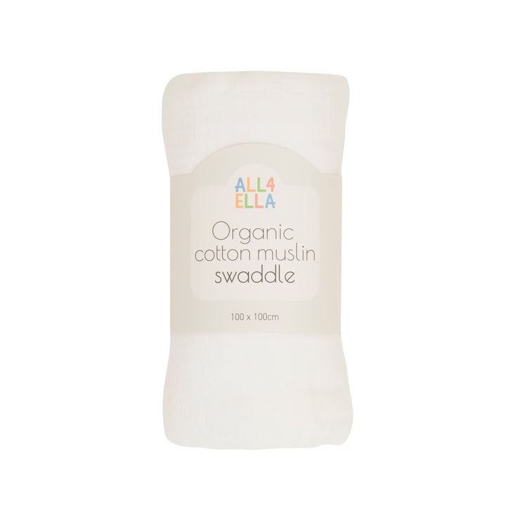 All4Ella - ORGANIC Cotton Muslin Swaddle