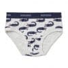 Marquise - Boys 2pk Blue/ Grey Underwear Crocodiles