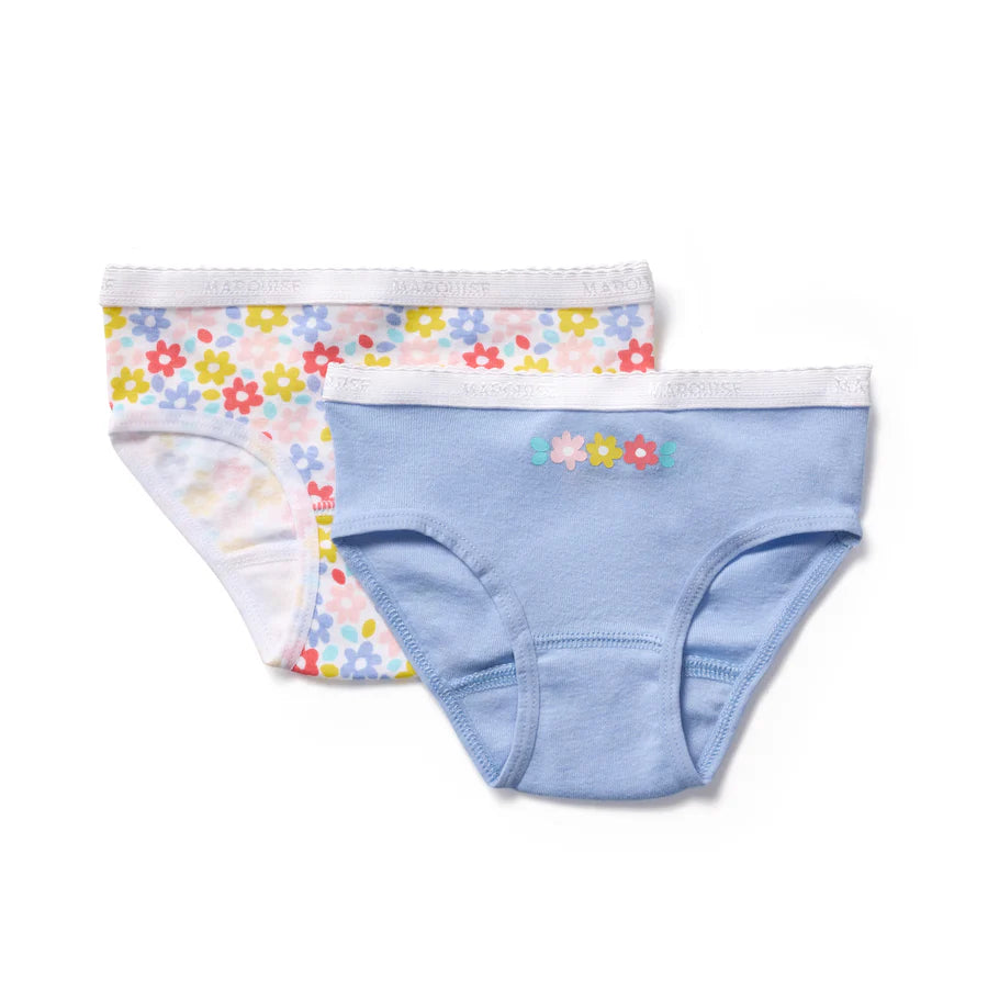 Marquise Underwear - Multi Floral/ Blue 2pk