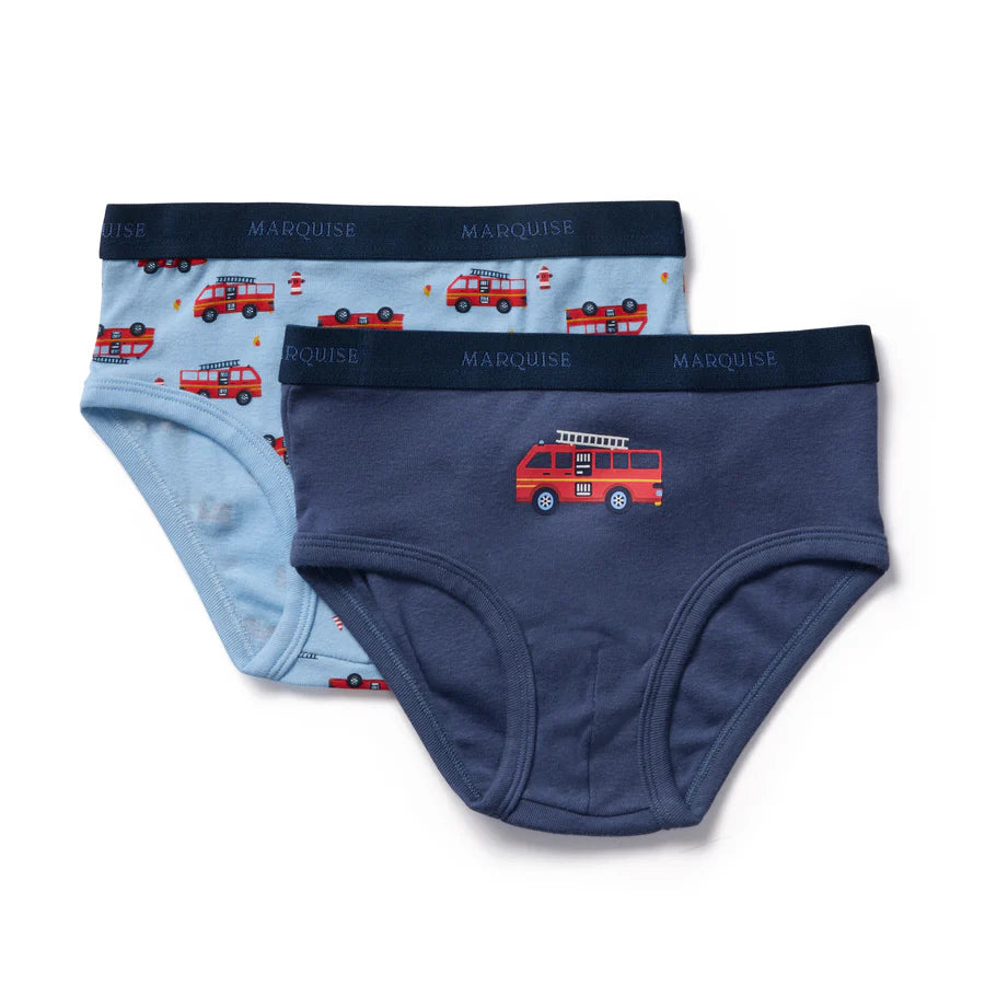 Marquise Underwear - Fire Truck Underwear 2 Pack