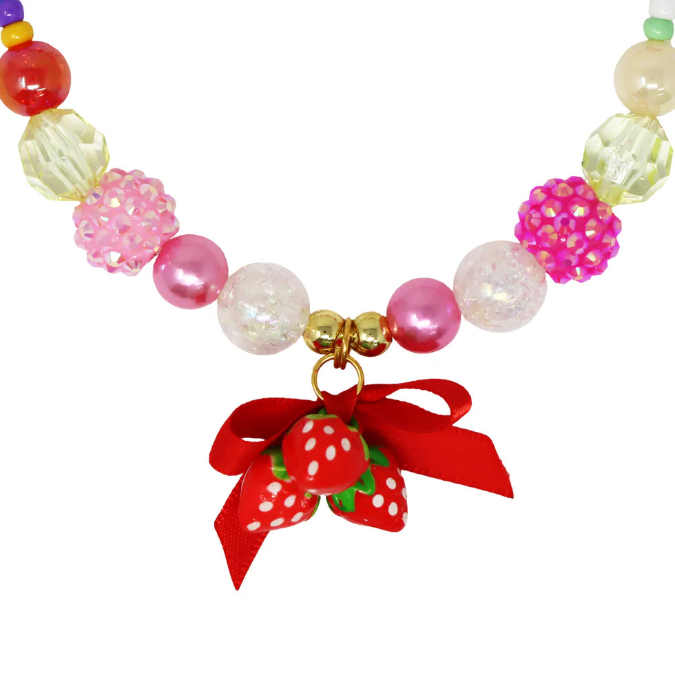 Pink Poppy - Sweet Berry Necklace & Bracelet Set