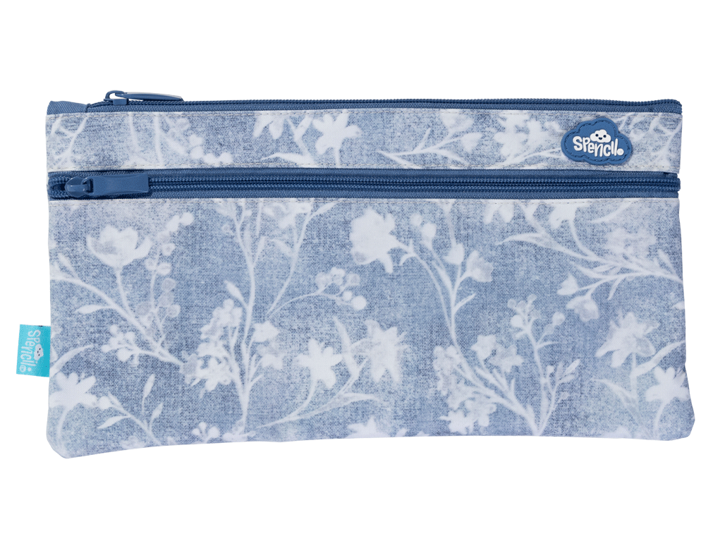Spencil - Twin Zip Rectangle Pencil Cases