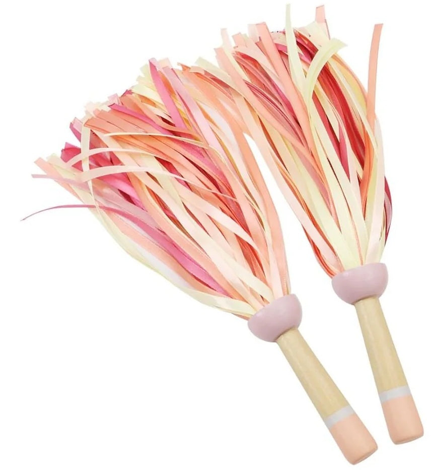 Toyslink - Wooden Cheer Pom Poms