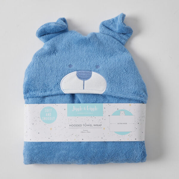 Jiggle & Giggle - Hooded Towel Wrap
